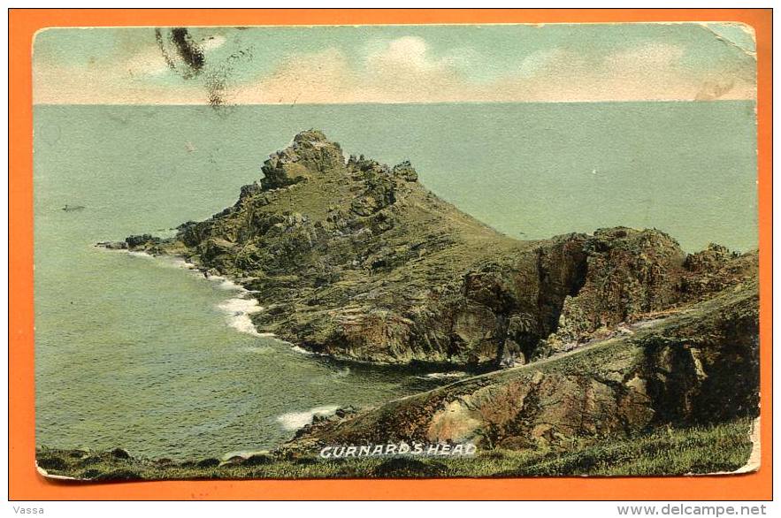 Postmark St- Ives 1915    Cornwall To Old PC Curnard´s Head - St.Ives