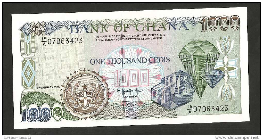 [NC] GHANA - BANK Of GHANA - 1000 CEDIS (1995) - Ghana