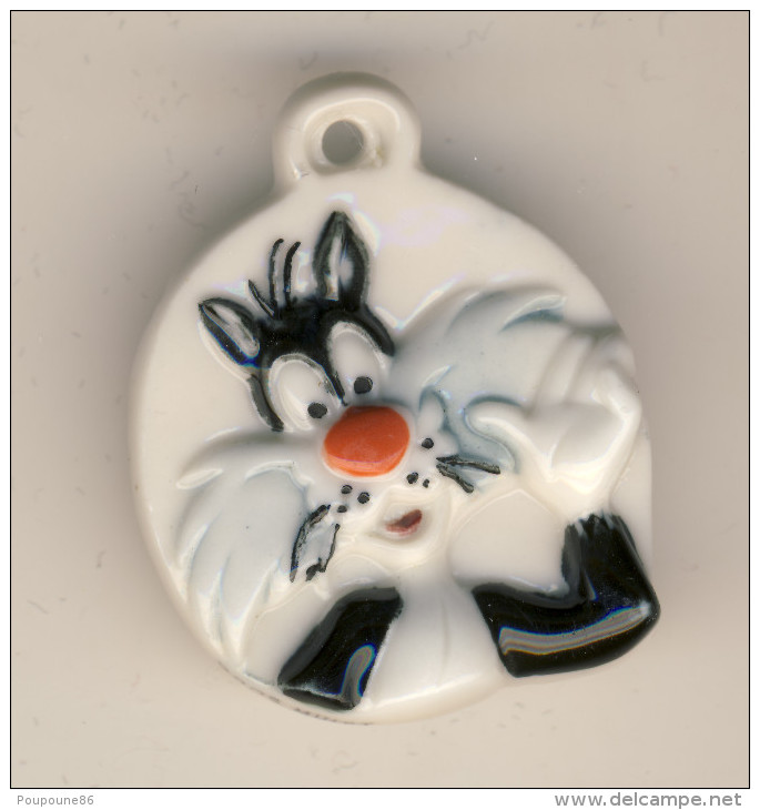 FEF - FEVE  - FEVES - "BUGS BUNNY LA FETE 2000" - PENDENTIF MEDAILLON - Strips