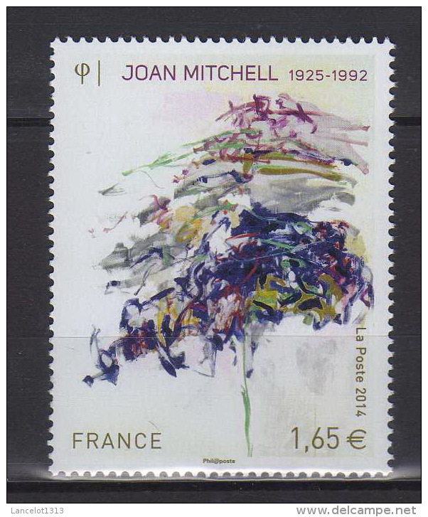 Série Artistique. Personnalité. Joan Mitchell (1925-1992), Artiste-peintre Américaine. Peinture "Sans Titre" (1992). - Nuovi