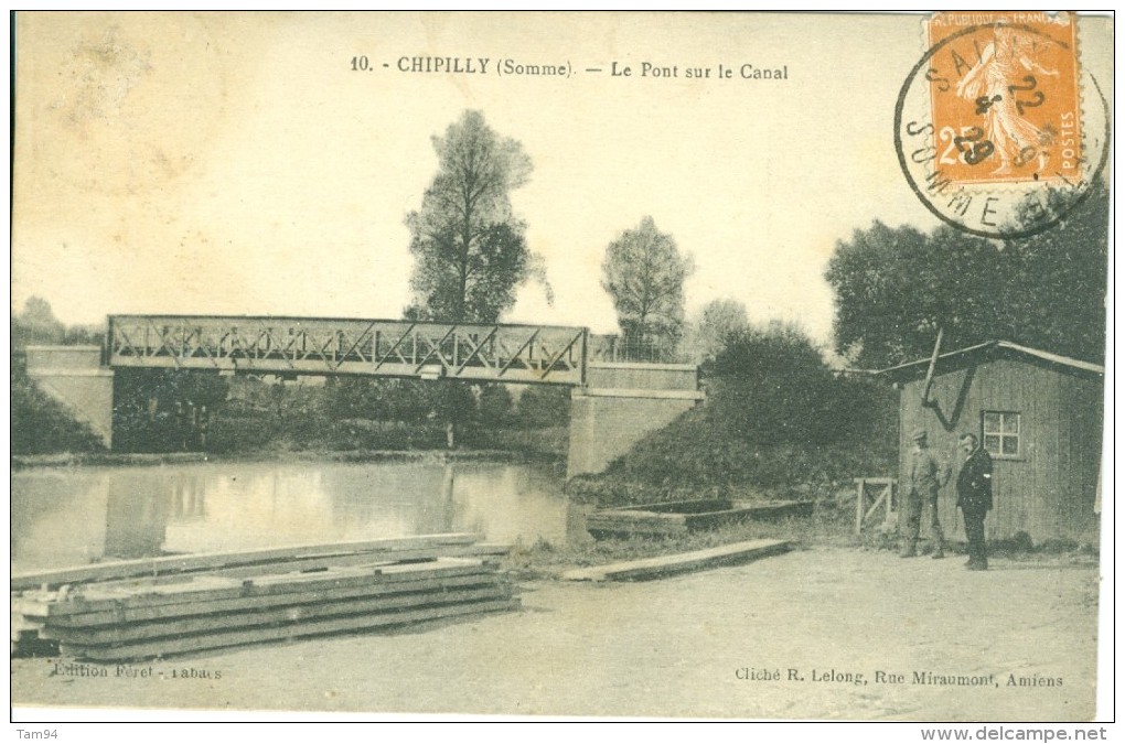 (80) CHIPILLY : Le Pont Sur Le Canal - Autres & Non Classés