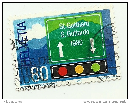 1980 - Svizzera 1116 Tunnel S. Gottardo C3310, - Gebraucht