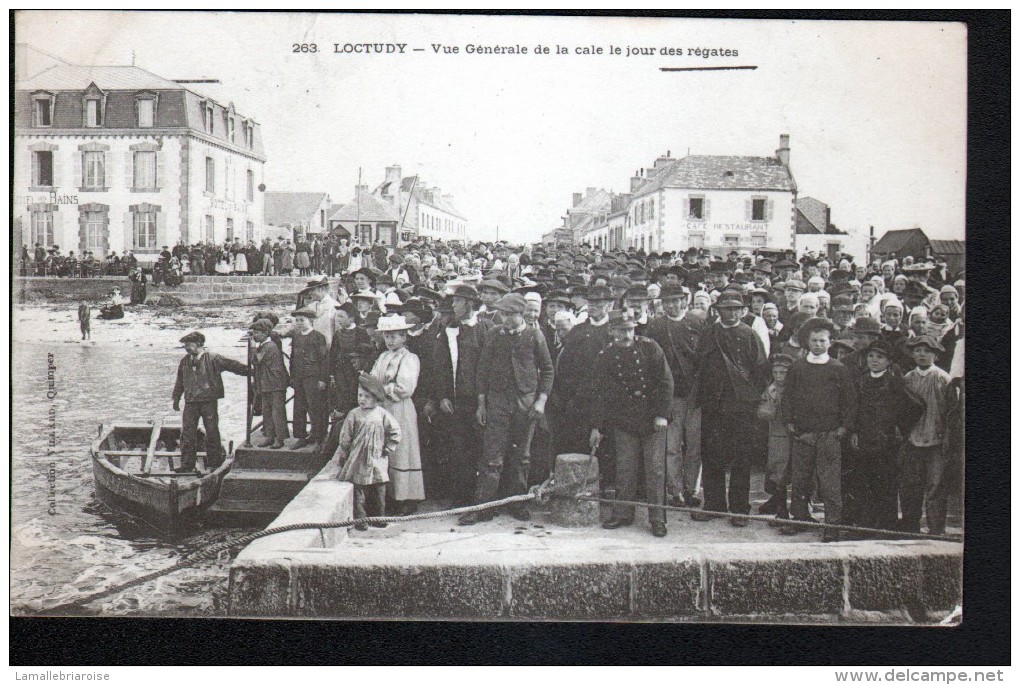 29 - LOCTUDY - VUE GENERALE DE LA CALE LE JOUR DES REGATES - Loctudy