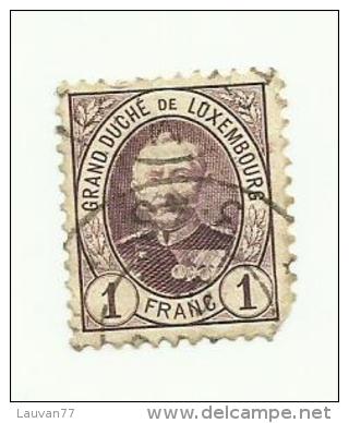 Luxembourg N°66 Cote 6 Euros - 1891 Adolphe Front Side