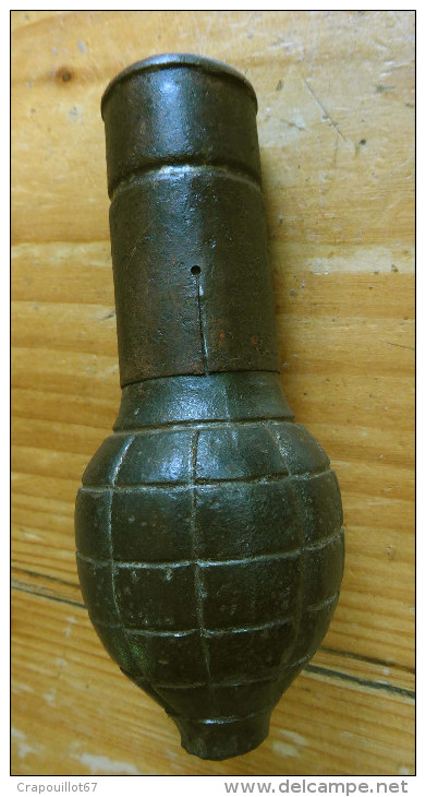 Etat Exceptionnel  - Citron Foug  Complète 14-18 WW1- Grenade Mod 1917 - Totalement Neutralisée (BCI) - 1914-18