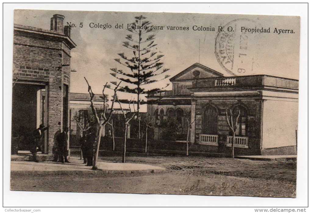 Uruguay Tarjeta Postal  Colonia Rosario Oriental Man School Unusual Original Postcard Cpa Ak (W4_151) - Uruguay