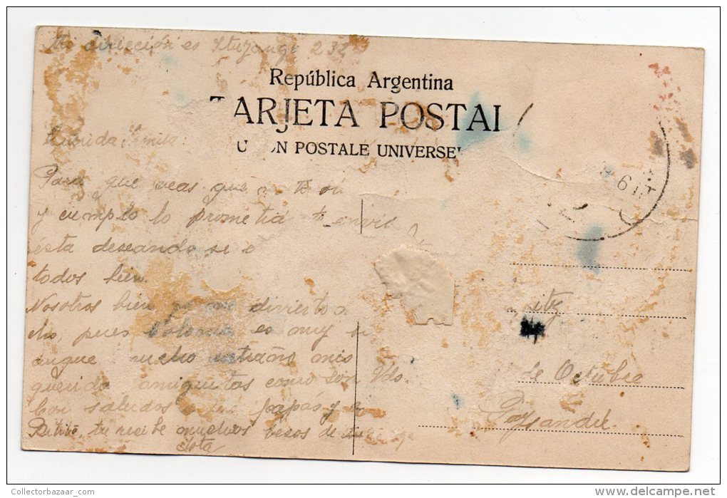 Uruguay Tarjeta Postal  Colonia Rosario Oriental Man School Unusual Original Postcard Cpa Ak (W4_151) - Uruguay