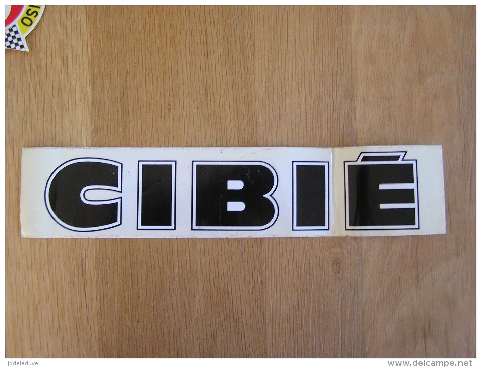 CIBIE Publicité Sport Auto Autocollant Sticker Autres Collections - Autocollants