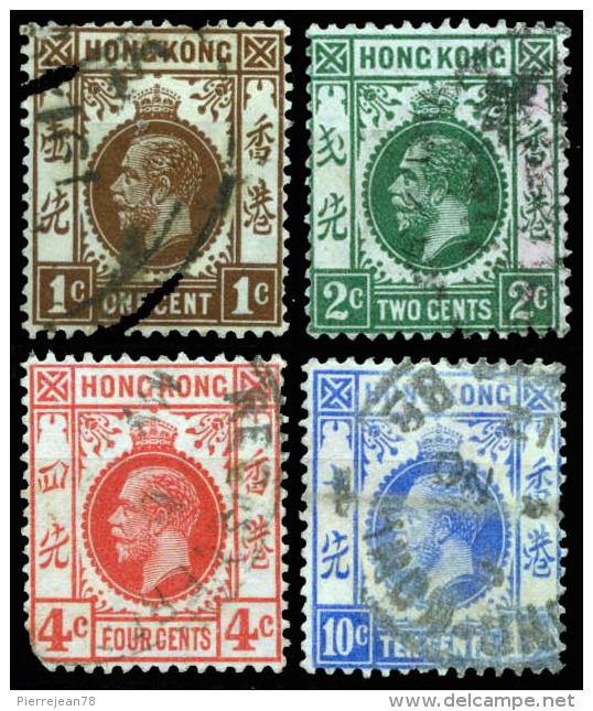 HONG KONG  EDOUARD V 1912/1921 - Usados