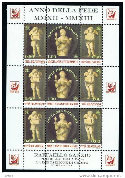 2013 - VATICAN - VATICANO - VATIKAN - D11 -    MNH - SET OF 9 STAMPS ** - Nuevos