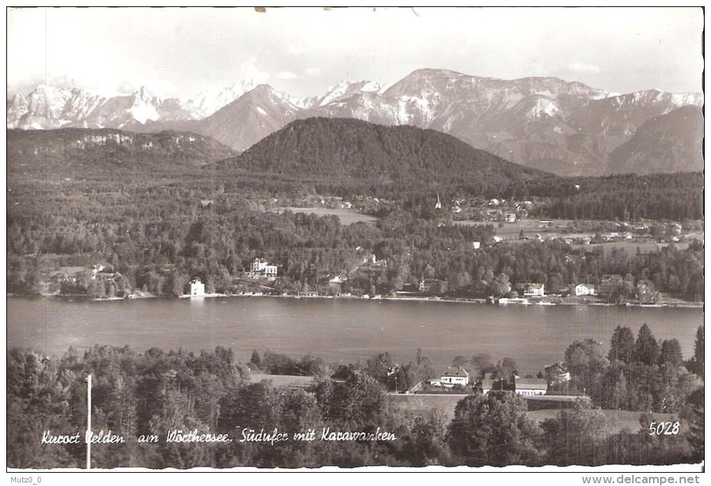 AK 940  Velden Am Wörthersee , Südufer Mit Karawanken - Verlag Schilcher Um 1960 - Velden