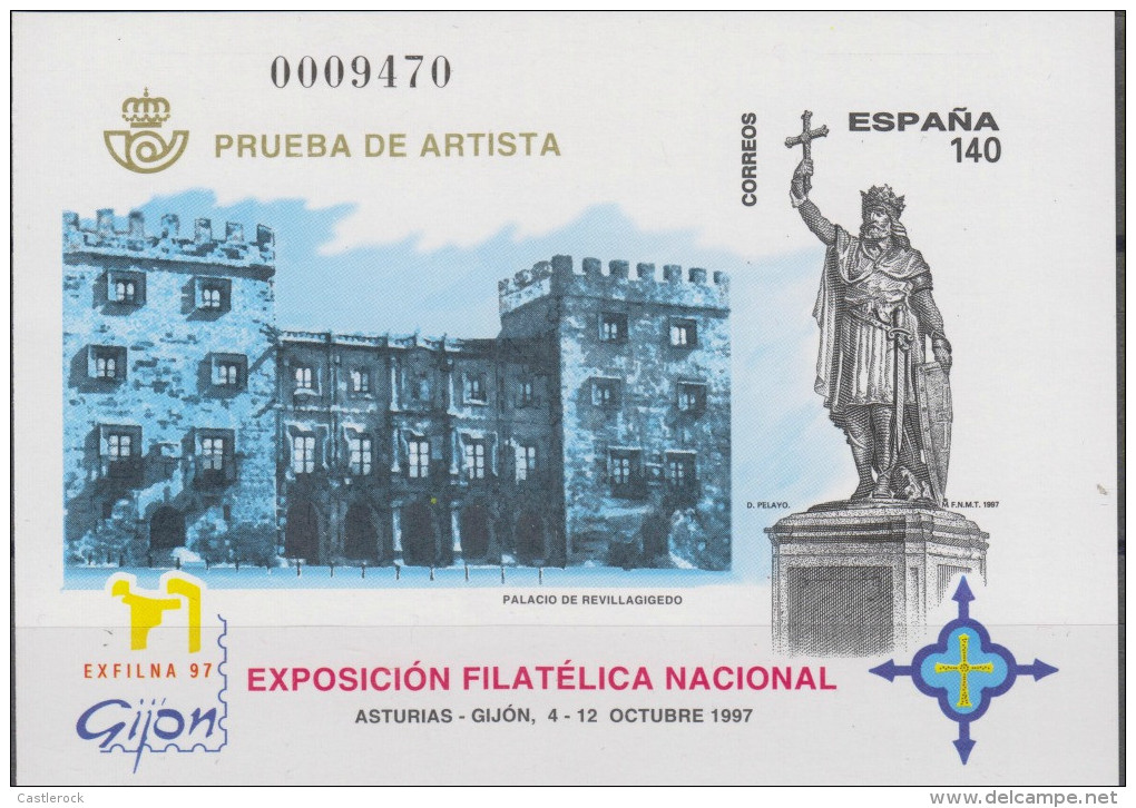 O) 1997 SPAIN, PROOF, REVILLAGIGEDO-PALACE, XF - Ensayos & Reimpresiones