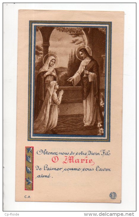 OBTENEZ-NOUS DE VOTRE DIVIN FILS... SOUVENIR DE MA COMMUNION SOLENNELLE À FOIX . JOSETTE TRISTAN - Réf. N°6336 - - Images Religieuses