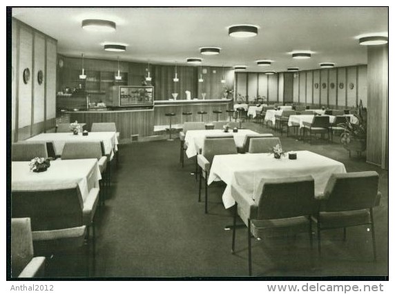 Oberhof Groß-Gatstätte Oberer Hof Mocca- Und Aperitif-Bar Innen Sw Bild-Verlag 1972 09 11 08 144 - Hotels & Gaststätten