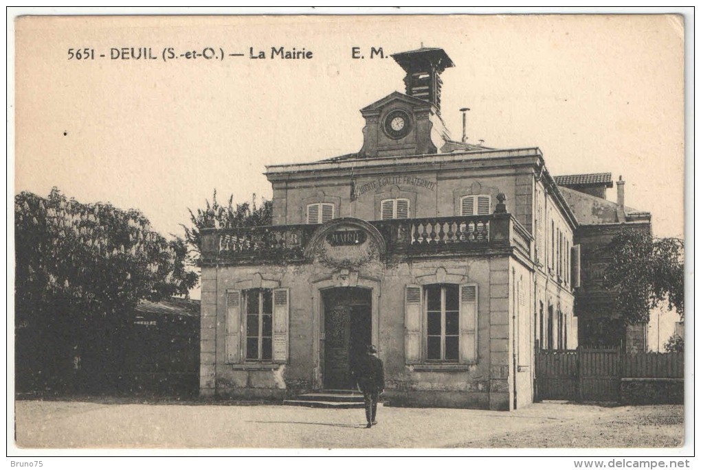 95 - DEUIL - La Mairie - EM 5651 - Deuil La Barre
