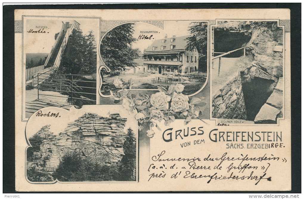 ALLEMAGNE - Gruss Von Dem GREIFENSTEIN  - SÄCHS. ERZGEBIRGE - Ehrenfriedersdorf