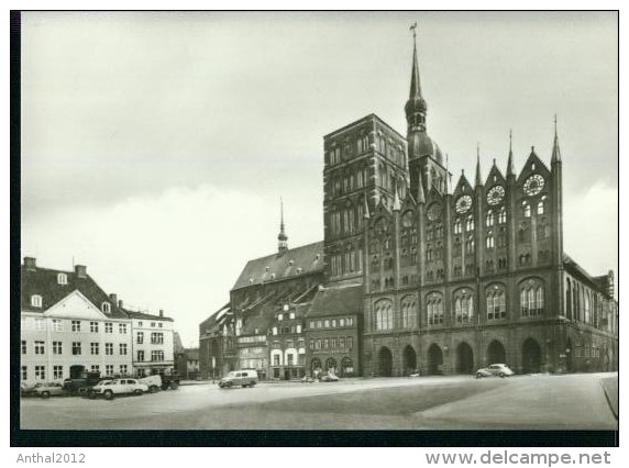 Stralsund Alter Markt PKW LKW Sw 1973 AKV Köthen 06 01 32 001 - Stralsund