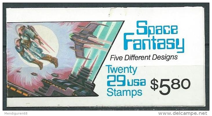 USA 1993 Space Fantasy Carnet Of 20 $5.80 MNH SC 2741-45 YV 2132-2136 MI 2337-41 SG 2770-74 - 1981-...