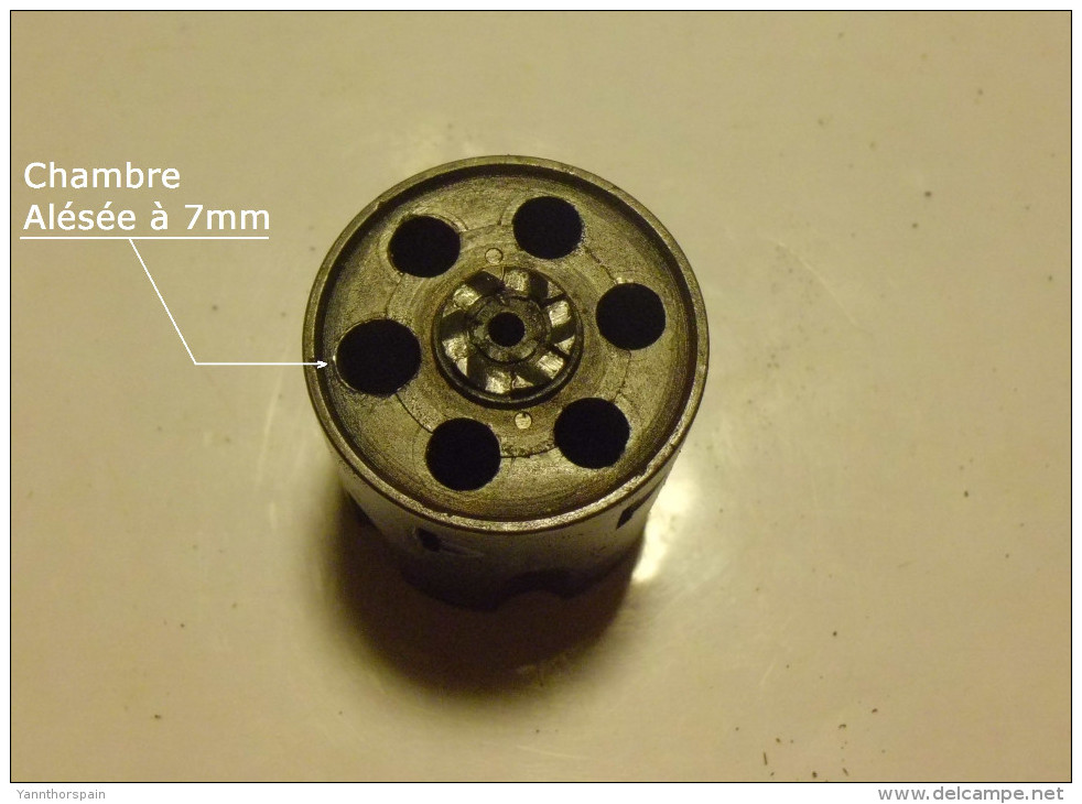 Barillet Revolver 22 Neutralisé (Espagne) - Armes Neutralisées