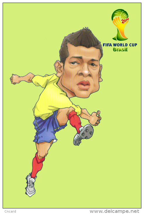 (T17-011 ) 2014 Brazil FIFA World Cup, Football Soccer , Prestamped Card, Postal Stationery - 2014 – Brasile