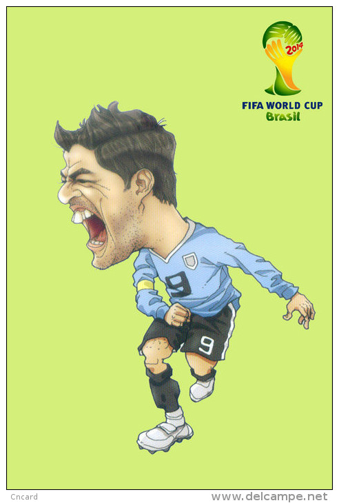 (T17-014 ) 2014 Brazil FIFA World Cup, Football Soccer , Prestamped Card, Postal Stationery - 2014 – Brasile