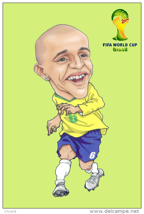 (T17-023 ) 2014 Brazil FIFA World Cup, Football Soccer , Prestamped Card, Postal Stationery - 2014 – Brazil