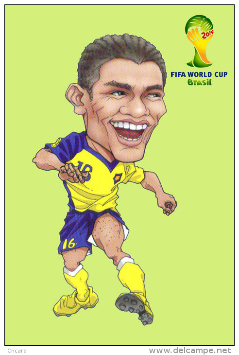(T17-029 ) 2014 Brazil FIFA World Cup, Football Soccer , Prestamped Card, Postal Stationery - 2014 – Brazil