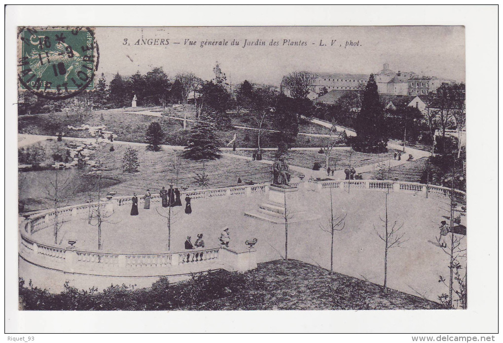 3. ANGERS - Vue Générale Du Jardin Des Plantes- L.V. Phot. - Angers