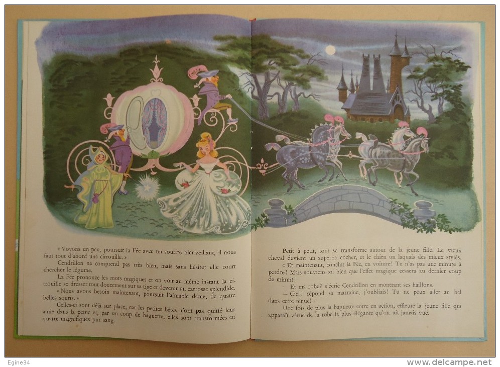 ENFANTINA - Grands Albums Hachette - Walt Disney - Cendrillon - 1957 - Cuentos