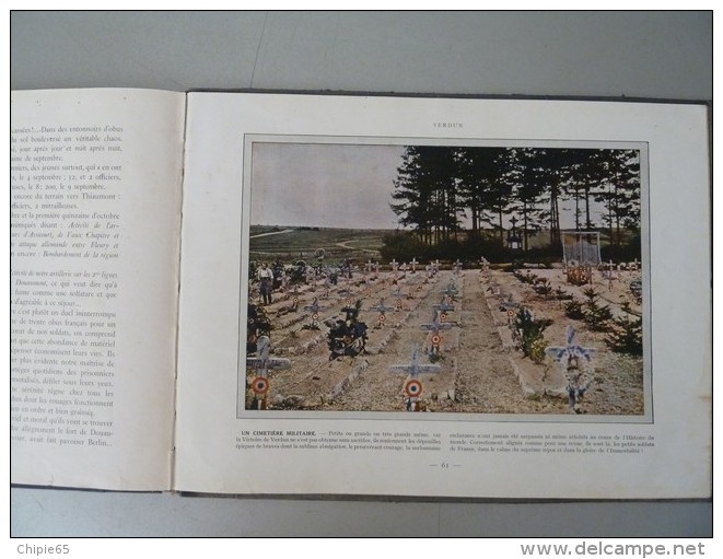 LIVRE PHOTOGRAPHIES DIRECTES EN COULEUR SUR LES CHAMPS DE BATAILLE DE VERDUN