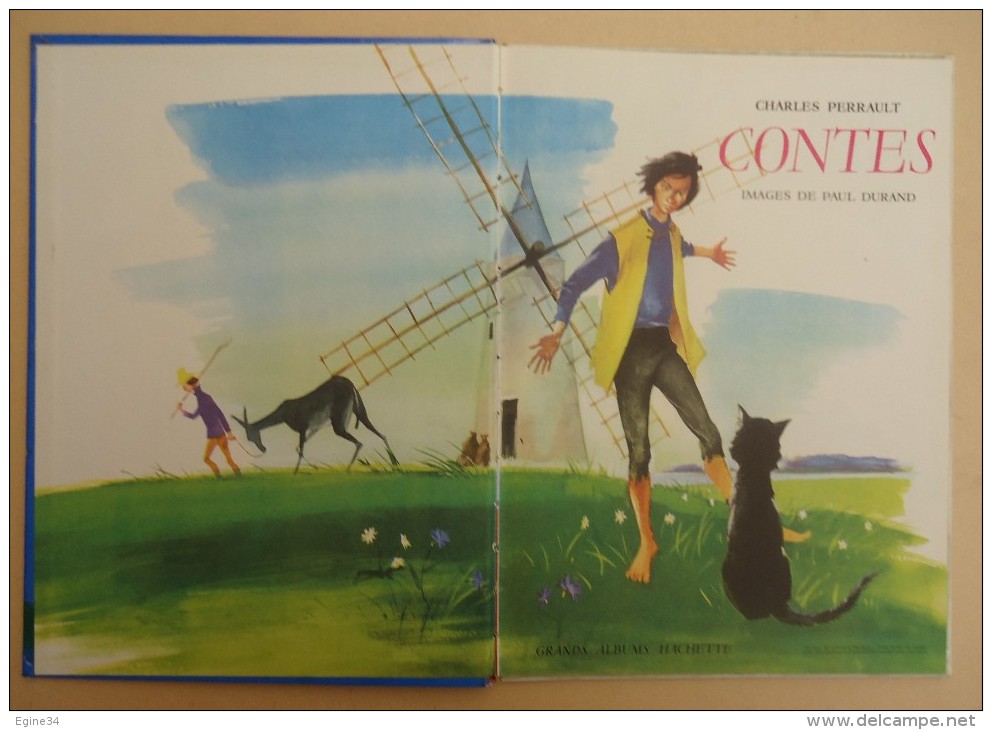Grands Albums Hachette - Contes De Perrault -Le Chat Botté La Belle Au Bois Dormant - Images De Paul Durand  - 1957 - Cuentos