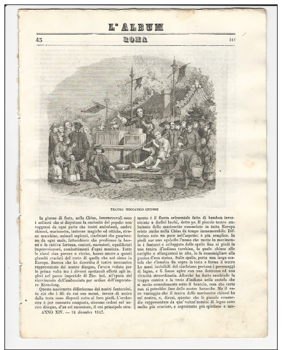 1847  Italian Magazine   Wonderful View Of The National Palace Of PORT-AU-PRINCE In Haiti  Ayiti - Sonstige & Ohne Zuordnung