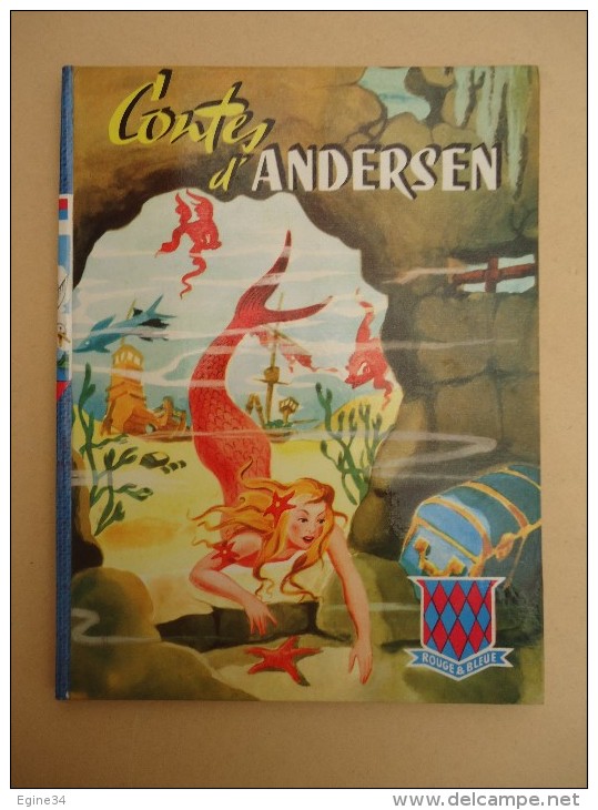 Enfantina - Bibliothèque  Rouge Et Bleue No 4 - Contes D'Andersen - Illustrations De J. A. Dupuich  -1958 - Contes