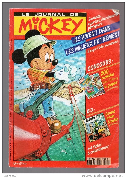 JOURNAL DE MICKEY LOT DE 21 N°