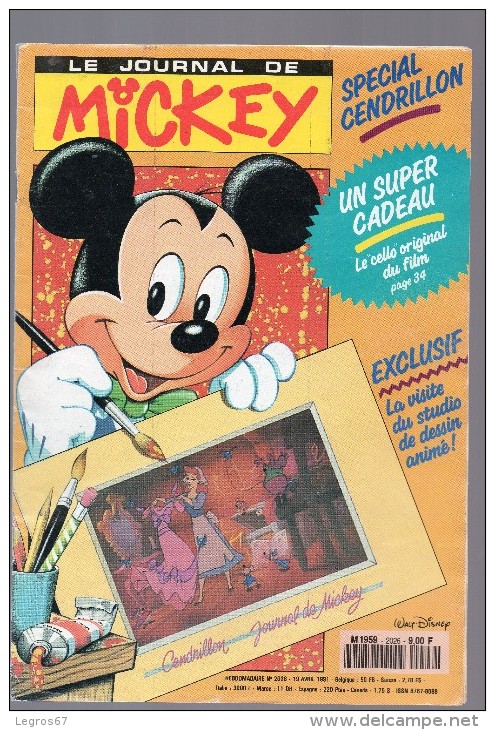 JOURNAL DE MICKEY LOT DE 21 N°