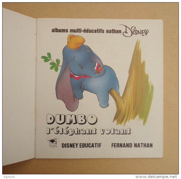 Enfantina - Albums Multi-Educatifs Nathan Disney - Dumbo L'Eléphant Volant - 1979 - Cuentos