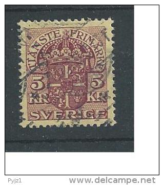 1910 USED Dienst, Sweden, Sverige, Schweden, Gestempeld - Dienstzegels