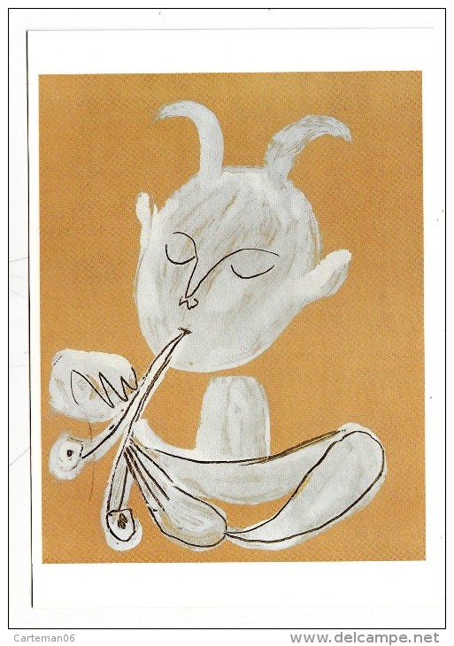 Illustrateur - Pablo Picasso - CPM - Faune Blanc Jouant De La Diaule - Picasso