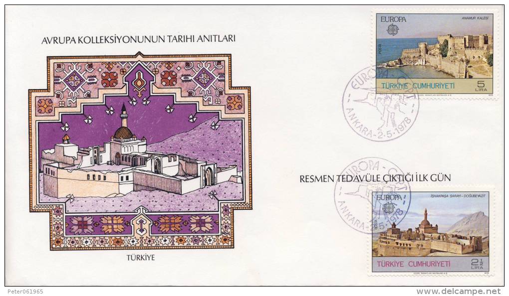 FDC Turkije / Turkey - 1978 - Lettres & Documents