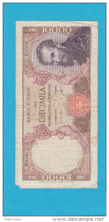 ITALIA -  BANCONOTA LIRE 10000 MICHELANGELO D.M. 27 LUGLIO 1964 RARA - Sammlungen