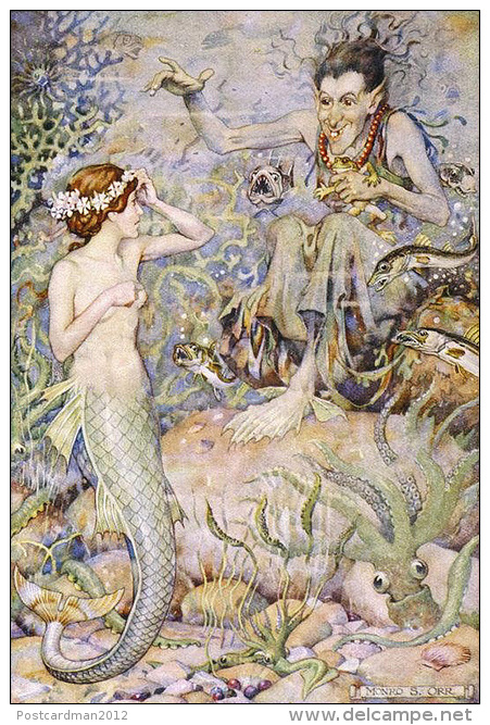 Monro S. Orr Little Mermaid Postcard - Autres & Non Classés