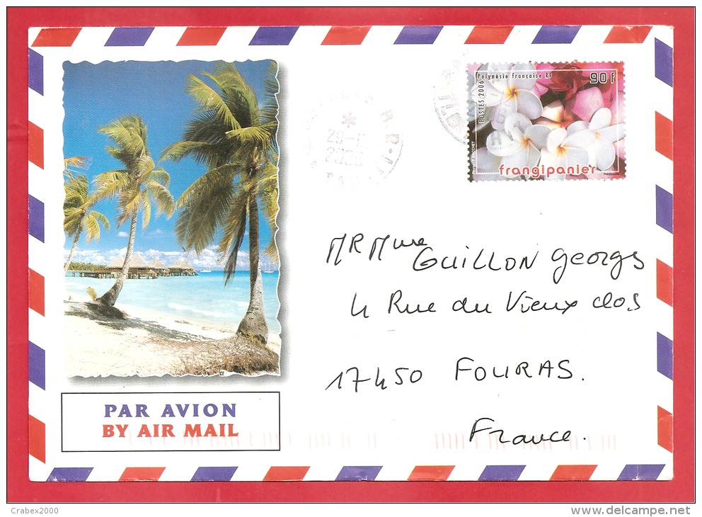 N°Y&T 775   PAPEETE   Vers  FRANCE   2006 - Storia Postale