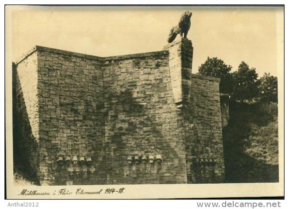 Mühlhausen Th. Ehrenmal 1914-18 Sw 30er - Muehlhausen