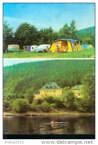 Linkenmühle Hohenwarte Stausee Camping Platz PKW Skoda 1971 - Turismo