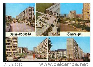 Jena Neulobeda Wohngebiet Hochhaus Plattenbau 1979 - Jena