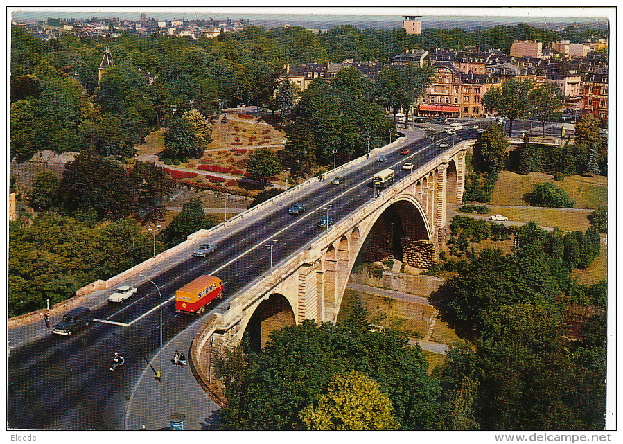 Luxembourg Pont Adolphe Cachet Ligue Luxembourg Tuberculose 1968  Edit Paul Kraus 136 - Luxemburgo - Ciudad