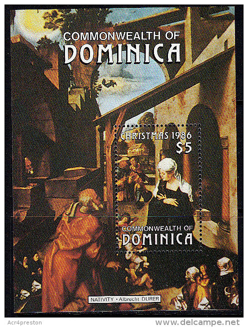 B0081 DOMINICA 1986, SG 1031 Christmas  MNH - Dominica (1978-...)