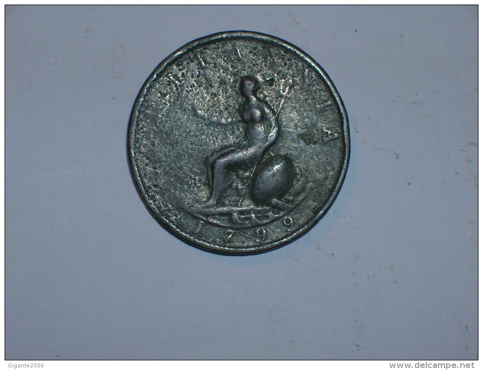 Gran Bretaña 1/2 Penique 1799 (5427) - B. 1/2 Penny