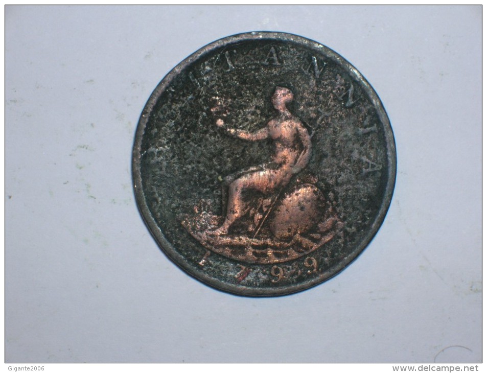 Gran Bretaña 1/2 Penique 1799 (5428) - B. 1/2 Penny