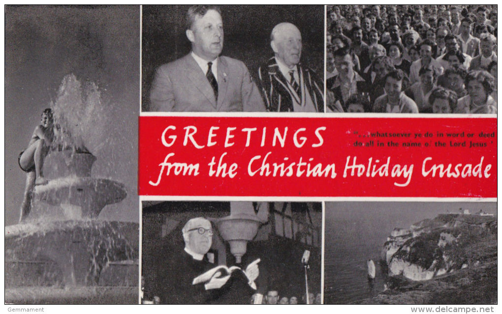 CHRISTIAN HOLIDAY CRUSADE MULTI VIEW POSTCARD - Other & Unclassified